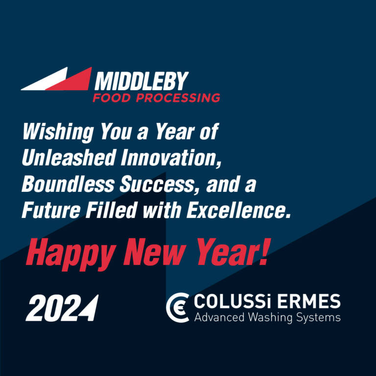 Il team Colussi Ermes e Middleby vi augurano un felice anno nuovo ricco di collaborazione, crescita e successo senza confini.